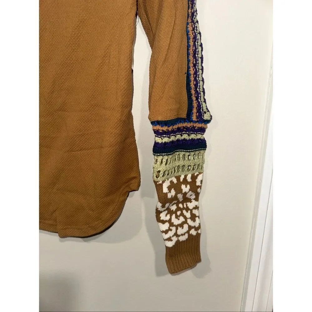 NWT Free People Switch it Up Thermal Top Medium